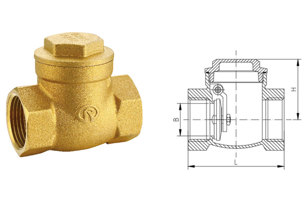 401A 黃銅軟密封止回閥