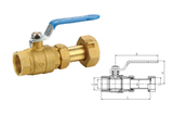 211黃銅帶伸縮球閥