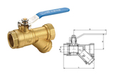 246黃銅過濾器球閥
