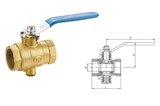 225/225L黃銅測(cè)溫球閥