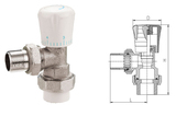 326 黃銅PP-R角式手動溫控閥