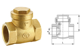 402 黃銅止回閥